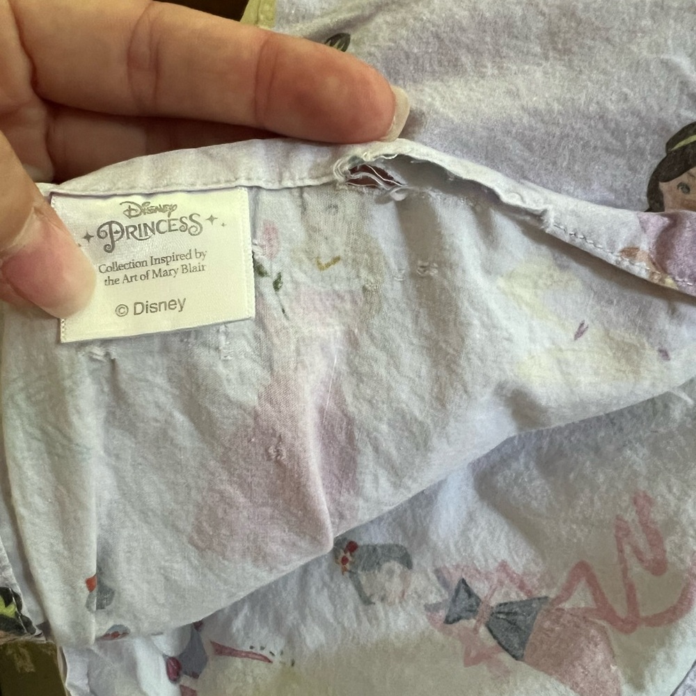 Pottery Barn Disney Princess Twin Sheet Set